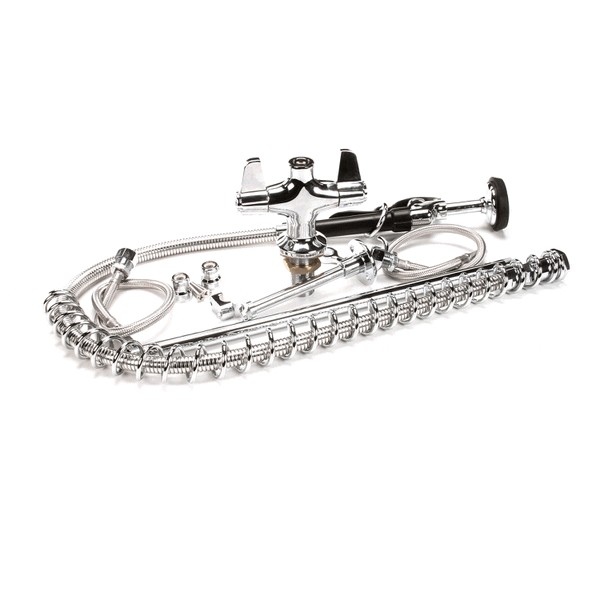 T&S Brass 5PR-2S00 Single Hole Base Pre-Rinse 18" Flexable Inlets