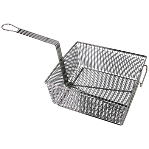 Hobart 411378-2 Full Size Fryer Basket 13"L X 12-1/4"W X 5-3/8"H W/Front Hook