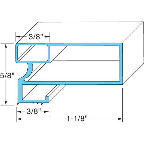 Arctic Air 216522315 Door Gasket 31 1/4" X 61 5/8"