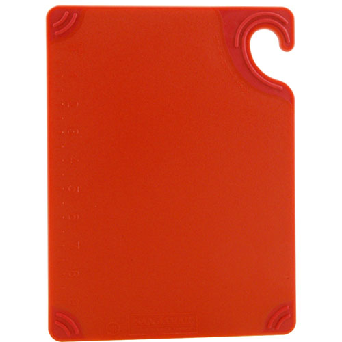San Jamar CBG912RD Red Cutting Board, 9 x 12"