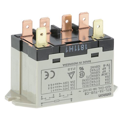 TRUE E822234 25A Relay, 100/120V