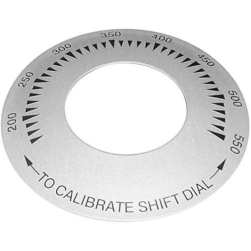 Keating 060105 Griddle Dial Plate 3" DIA 200&deg;F-500&deg;F