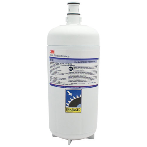 Cuno CUHF40 HF 40 Water Filter Cartridge, Sediment, 25,000 GAL Capacity, 2.1 GPM, 40-100&deg;F