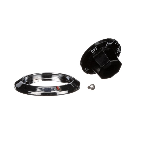 Nu-Vu 253-1003 Knob/Bezel Kit Black Off-60-250&deg;F