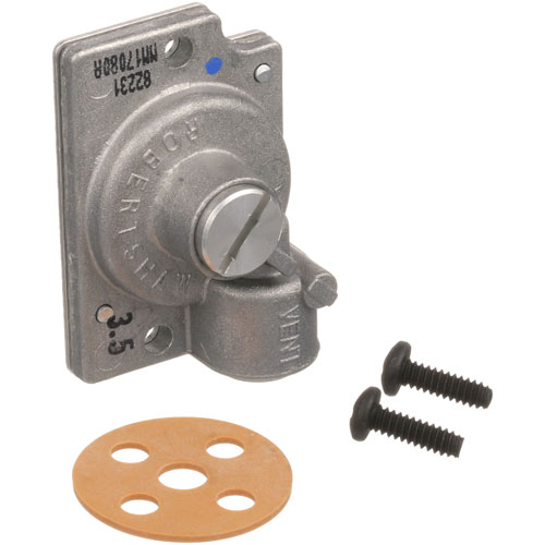 Hobart 721084-1 NAT Gas Pressure Regulator, 3.5" WC, ADJ 3" TO 7" WC,  LP To NAT Conversion
