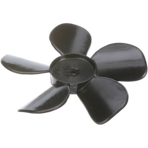 Glastender 09000298 Evaporator Fan Blade Black 5-1/2" CW 3/16" Hole