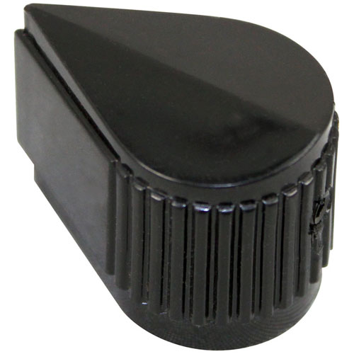 Frymaster FM810-0110 Black Thermostat Indicator Knob 1-3/8" DIA, Mount 1/4" Round
