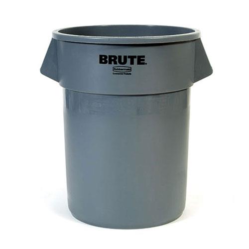 Rubbermaid FG262000GRAY 20 Gal Gray Round Trash Can