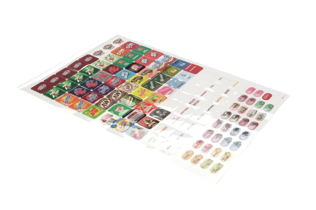 Cornelius 620921337 Fountain Dispenser Decal Set Generic Flavor Fusion