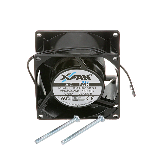 APW 2U-85281 3000 RPM Cooling Axial Fan W/ Wire Leads, 2-13/16" HOLE  CTRS and Wire Leads